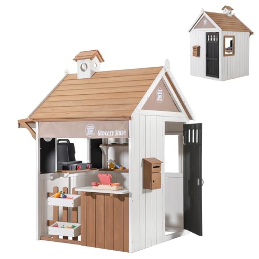 Kids Outdoor Bbq - Casa de brincar infantil para áreas