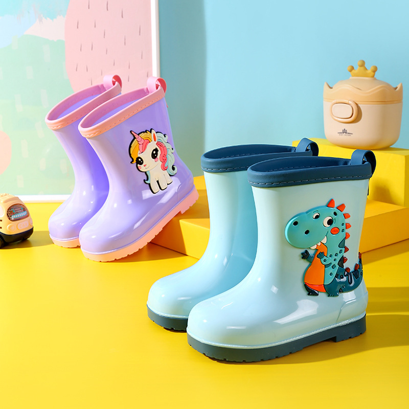 Kids Outdoor Garden - Botas de chuva de dinossauro para