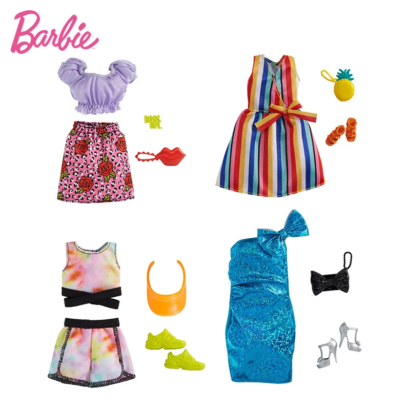 Mattel Toy Barbie - Moda original mattel barbie boneca roupas