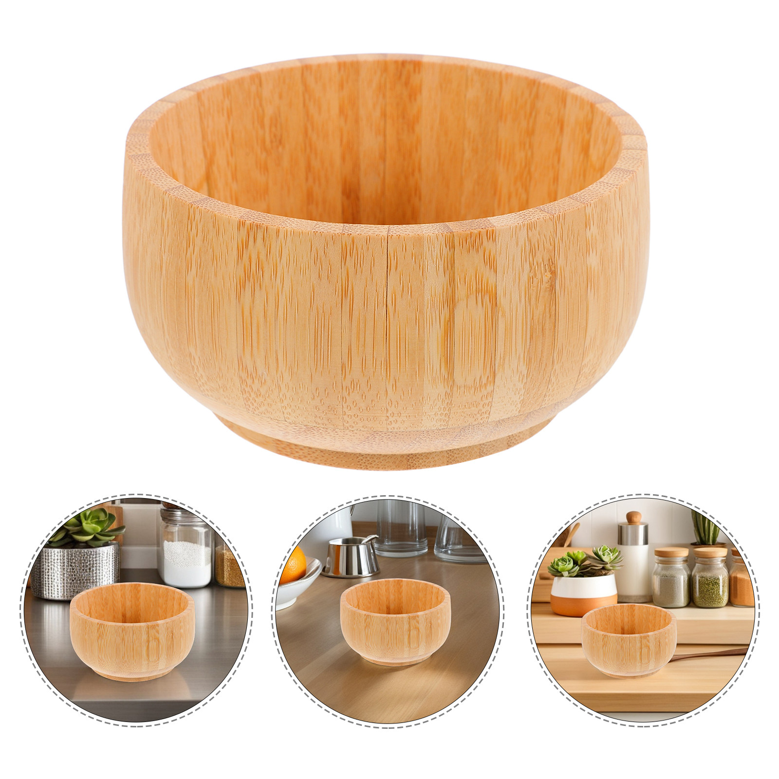 Kids Outdoor Bbq - Tigela de Bambu para Crianças Leve