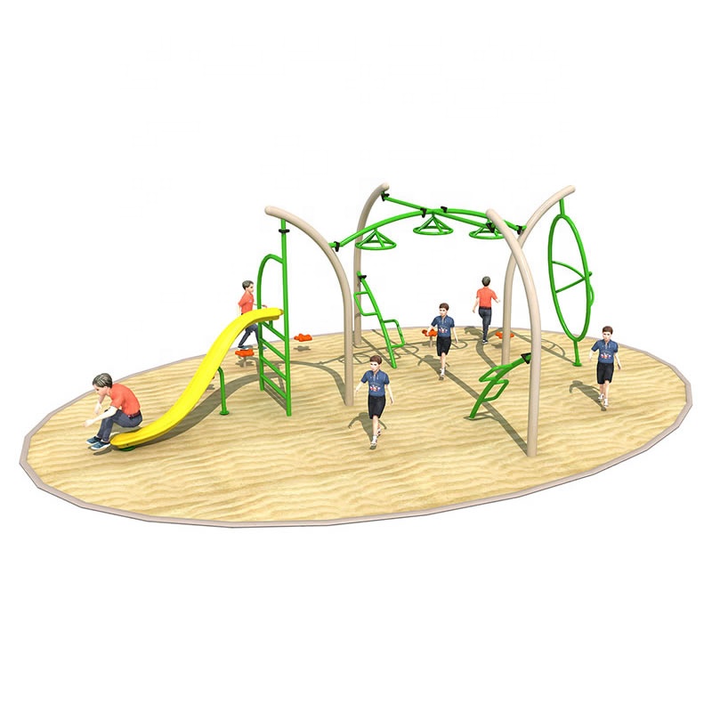 Kids Outdoor Gym Equipment - Barra de Escalada Metálica para Crianças,