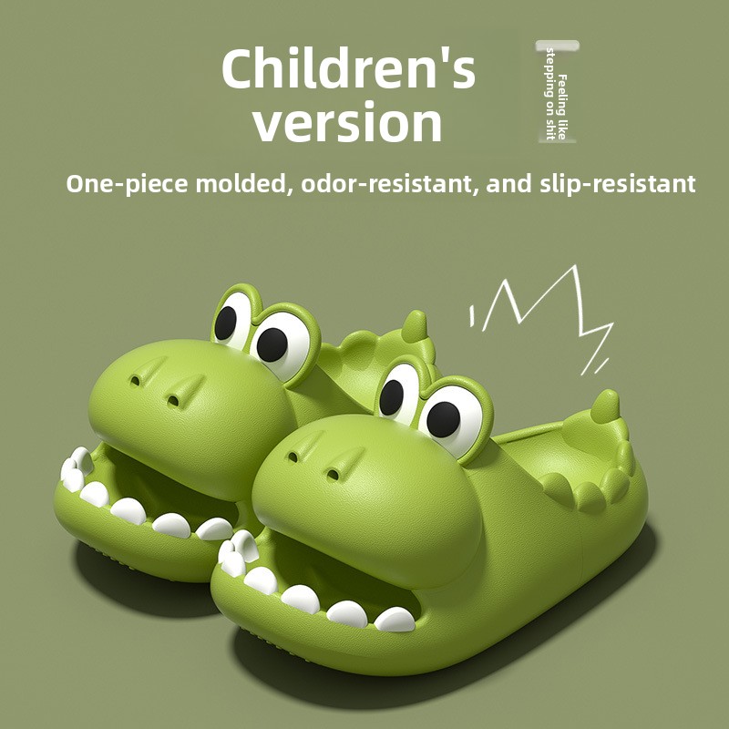 Kids Outdoor Obstacle Course - Novos Chinelos de Dinossauro para Mulheres,