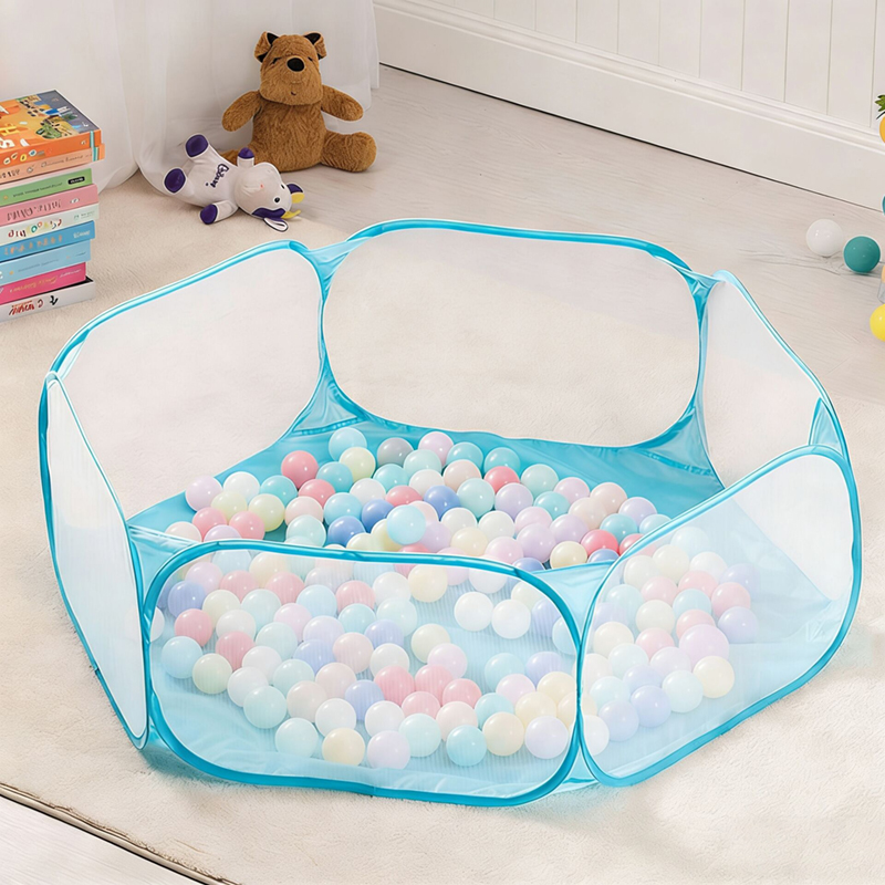 Kids Outdoor Net - Piscina de Bolinhas Dobrável Portátil de