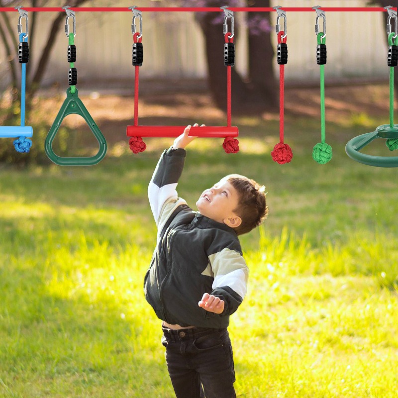 Kids Outdoor Gym Equipment - Conjunto de Brinquedos Esportivos ao Ar