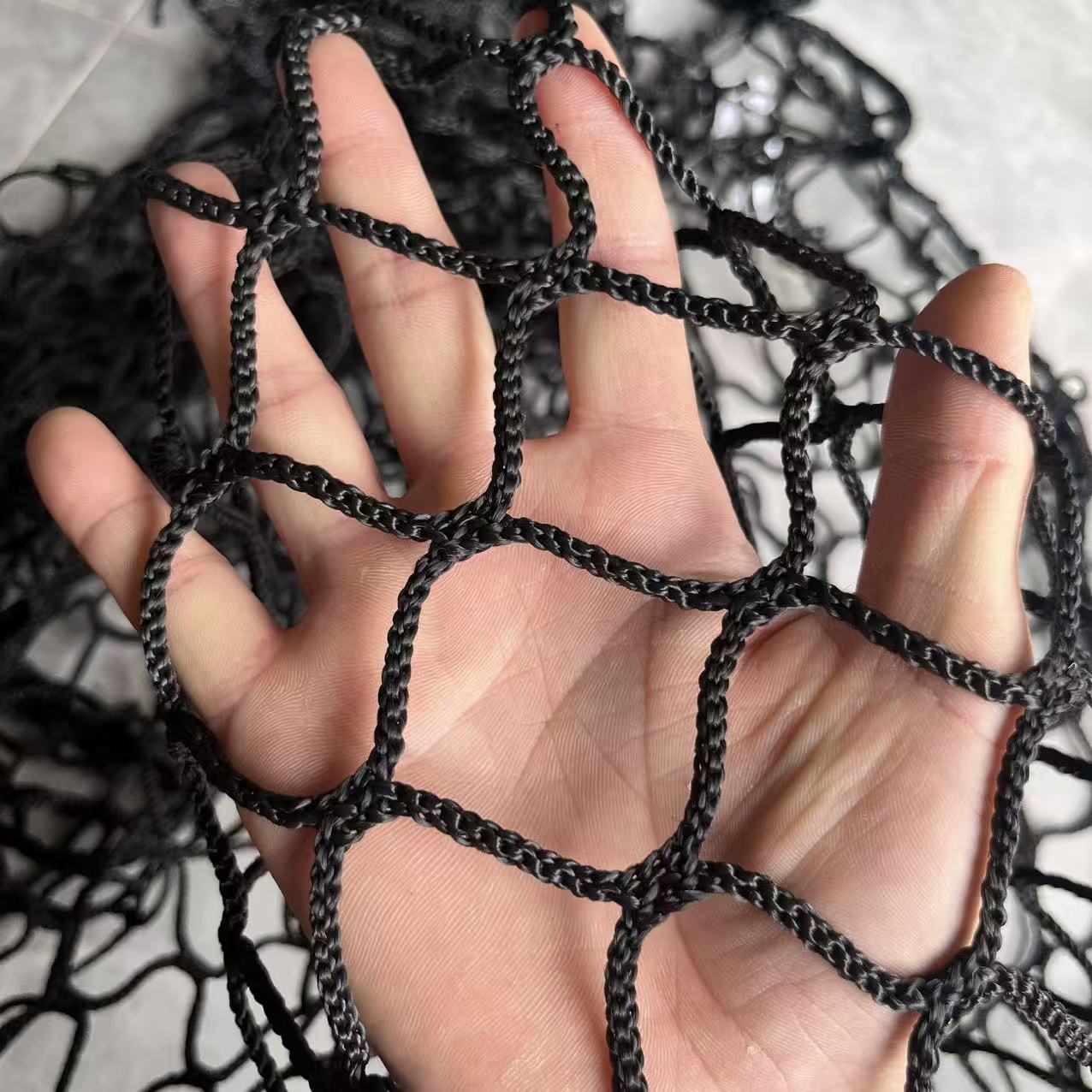 Kids Outdoor Net - Rede preta sem nós para crianças,