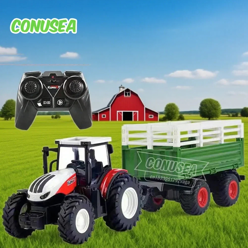 Kids Outdoor Vehicles - Trator de controle remoto rc caminhão