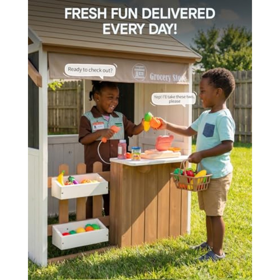 Casa de brincar infantil para  - Kids Outdoor Bbq avaliação e preço