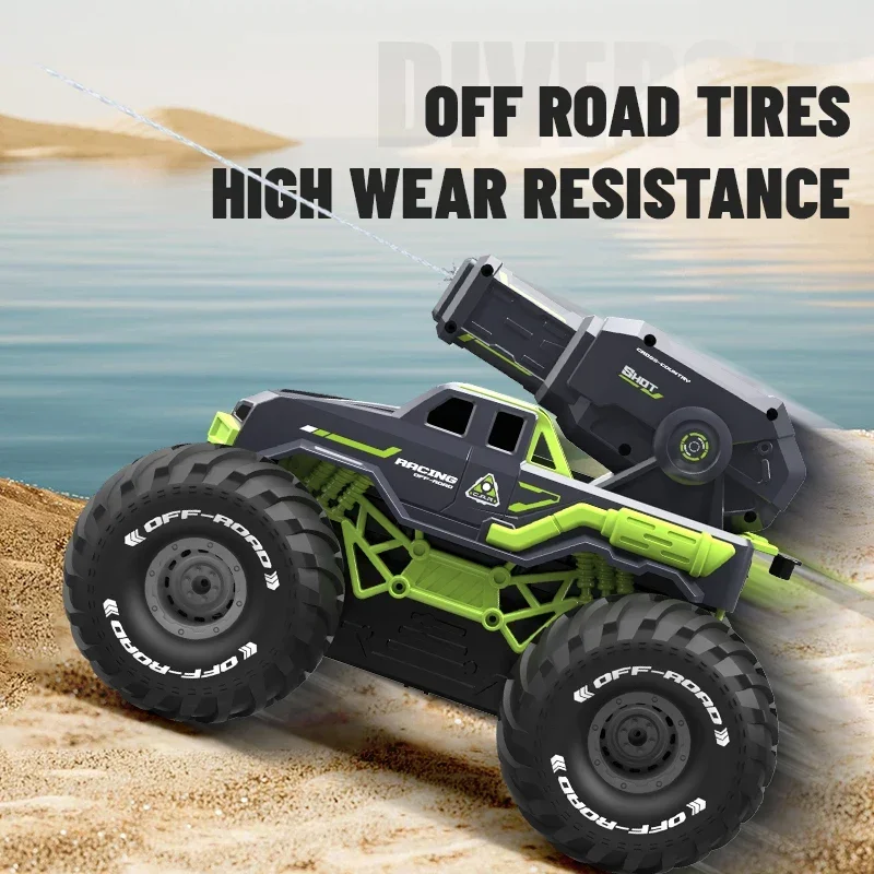 Carro anfíbio rc 2 modo de con - Kids Outdoor Vehicles avaliação e preço