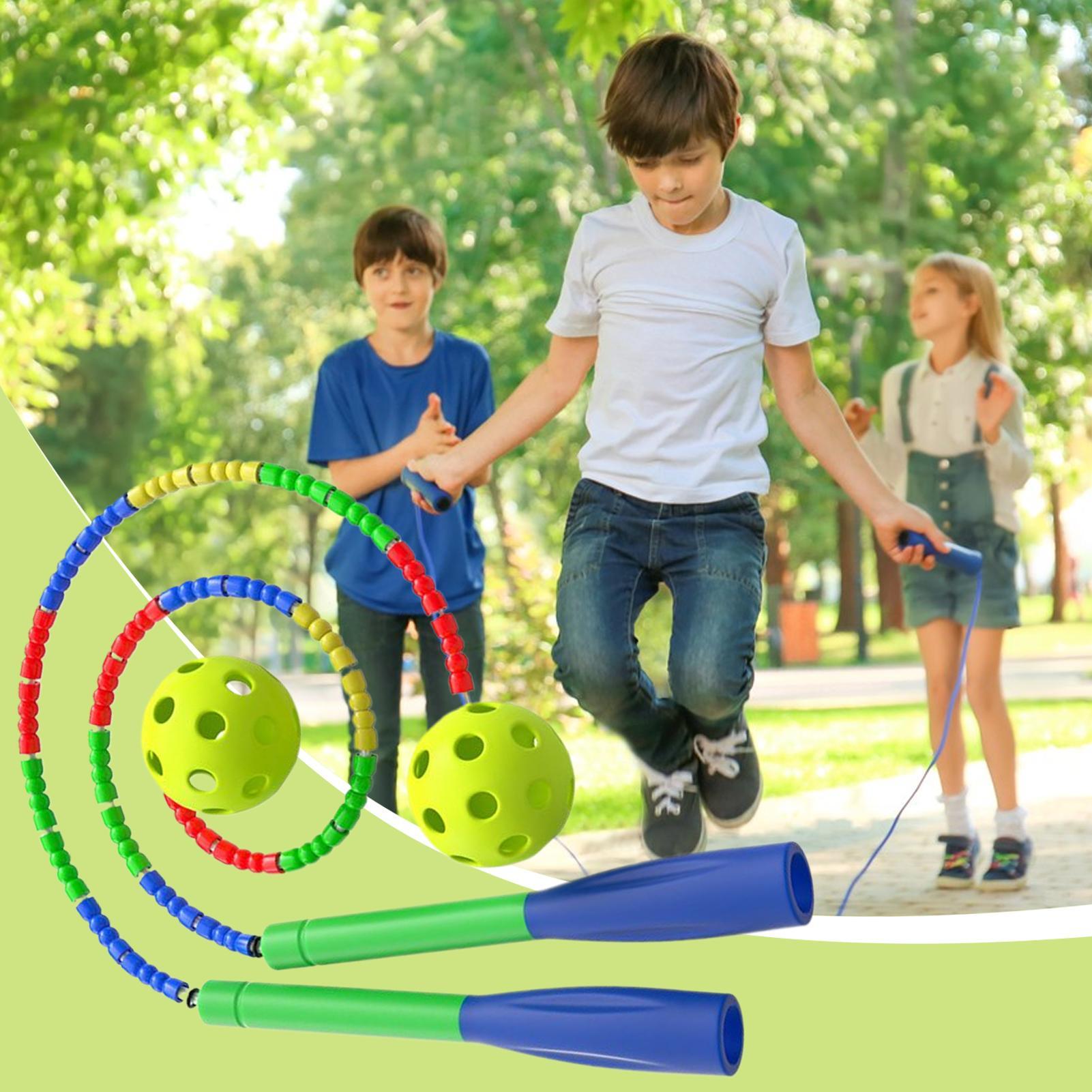 Pular corda pular corda com bo - Kids Outdoor Gym Equipment avaliação e preço