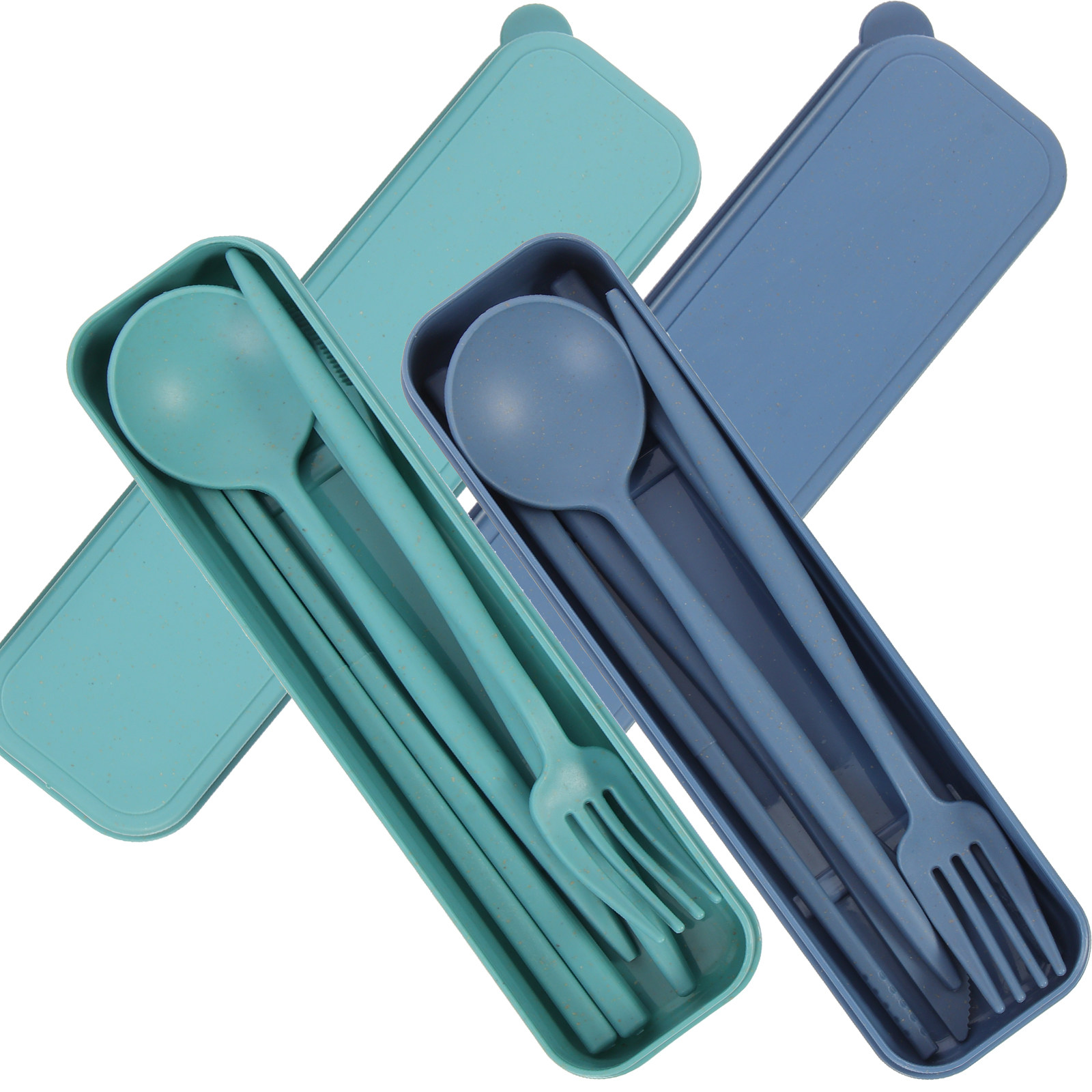 2 Conjuntos de Talheres Leves  - Kids.Outdoor Utensils avaliação e preço