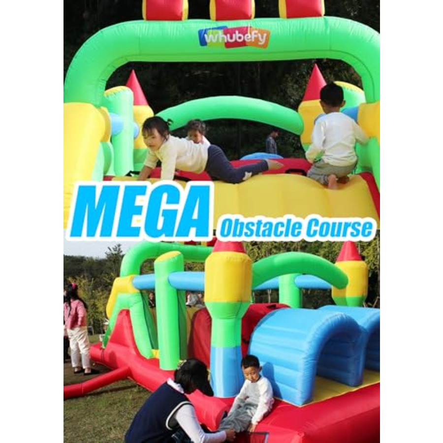 Pista de obstáculos inflável p - Kids Outdoor Obstacle Course avaliação e preço
