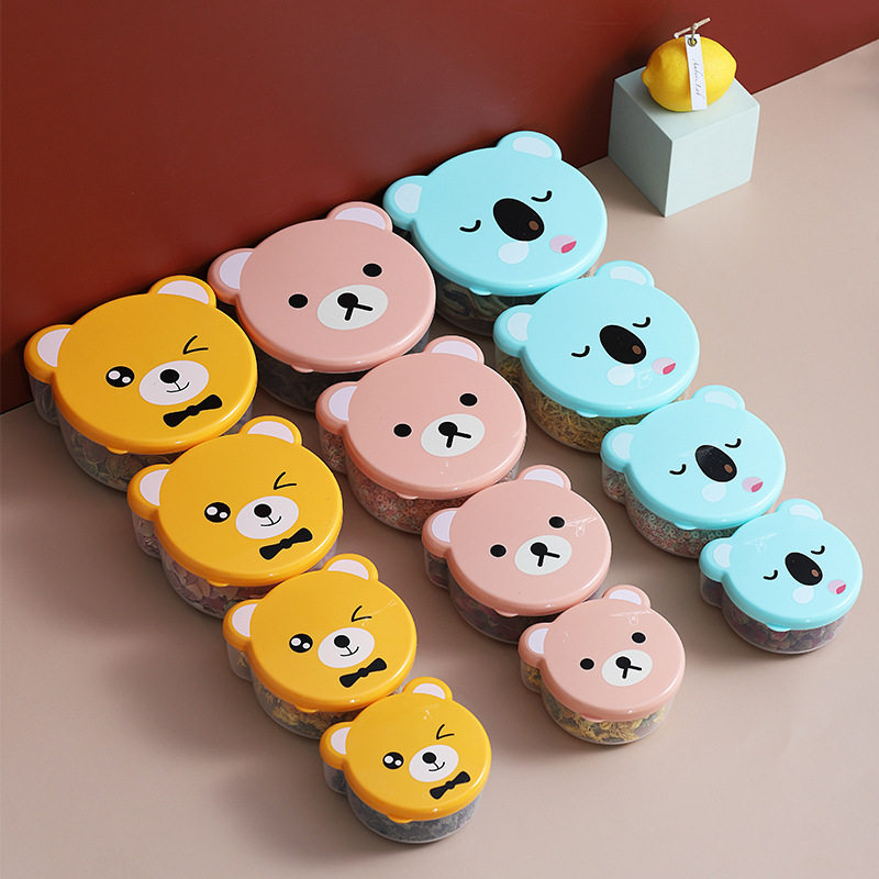 Bento Box plástico dos desenho - Kids.Outdoor Utensils avaliação e preço