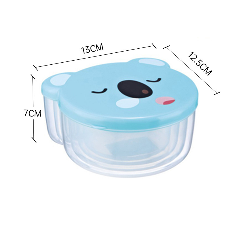Bento Box plástico dos desenho - Kids.Outdoor Utensils avaliação e preço