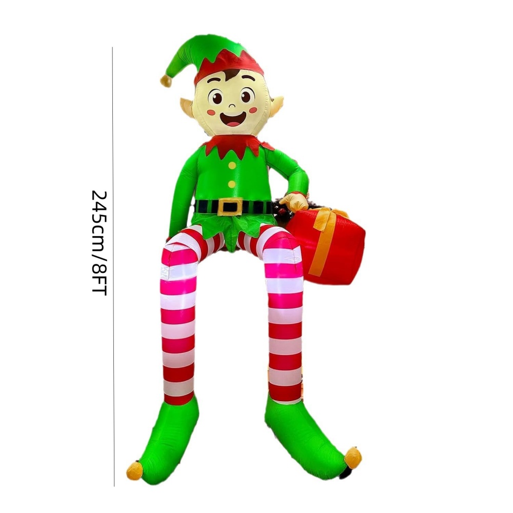 8ft infláveis de natal sentado - Kids Outdoor Garden avaliação e preço