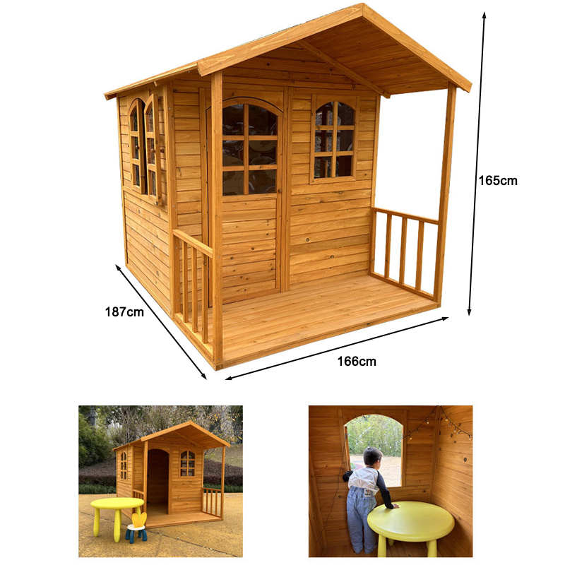Casa de Brincar ao Ar Livre Ec - Kids Outdoor Cubby House avaliação e preço