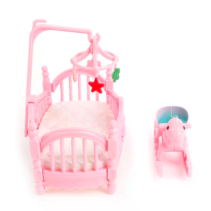 Conjunto de Berço Miniatura de - Kids Outdoor Doll House avaliação e preço