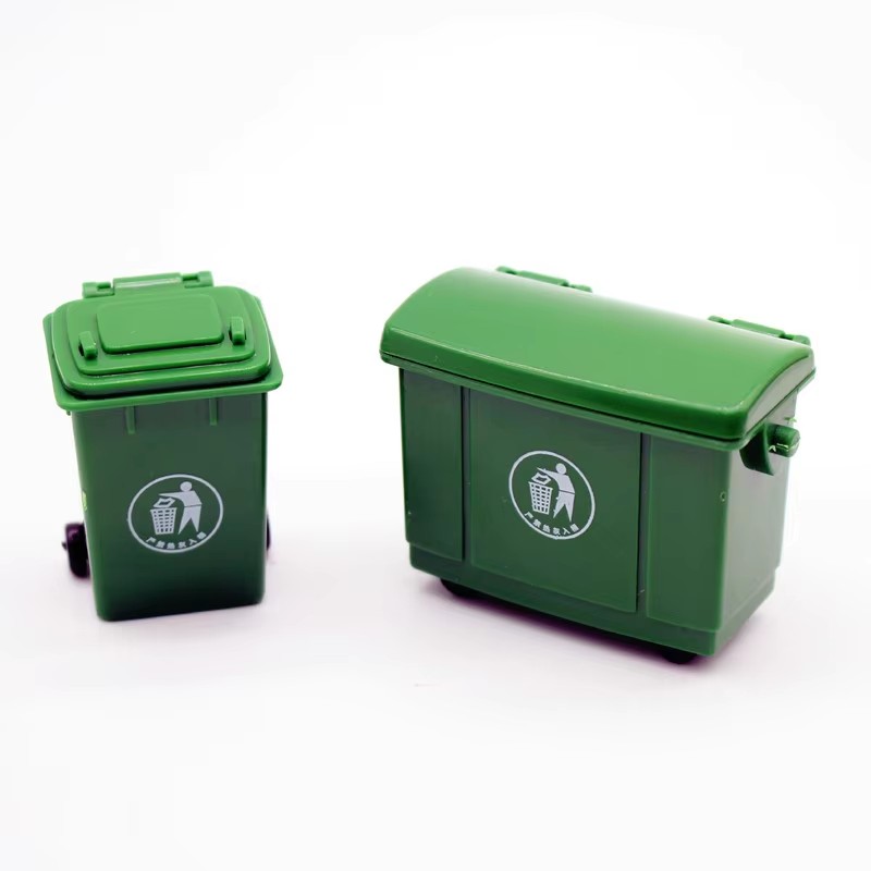2 pçs simulação curbside lixo  - Kids Outdoor Doll House avaliação e preço