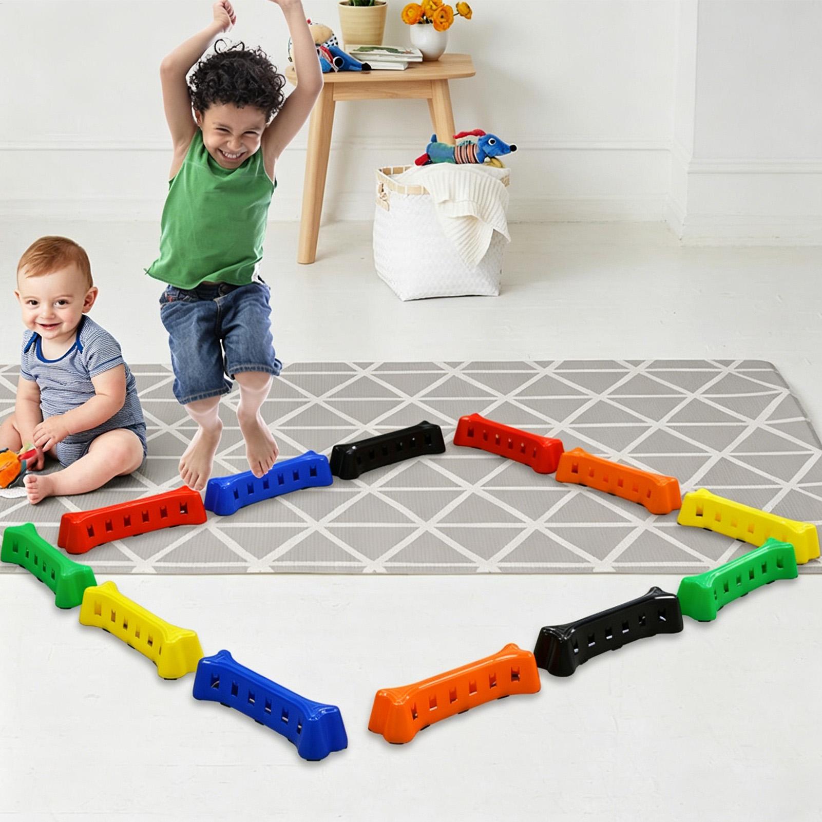 Brinquedos educativos empilháv - Kids Outdoor Balance Beam avaliação e preço